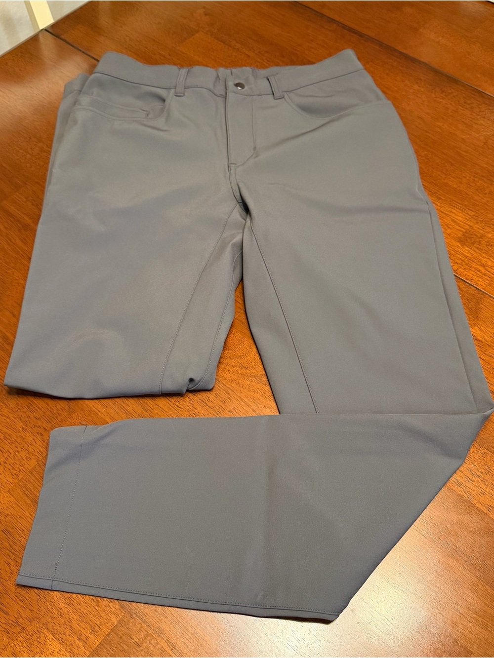 State & Liberty Tech Pants Men 31x30 Gray Athletic Fit 4Way Stretch Performance